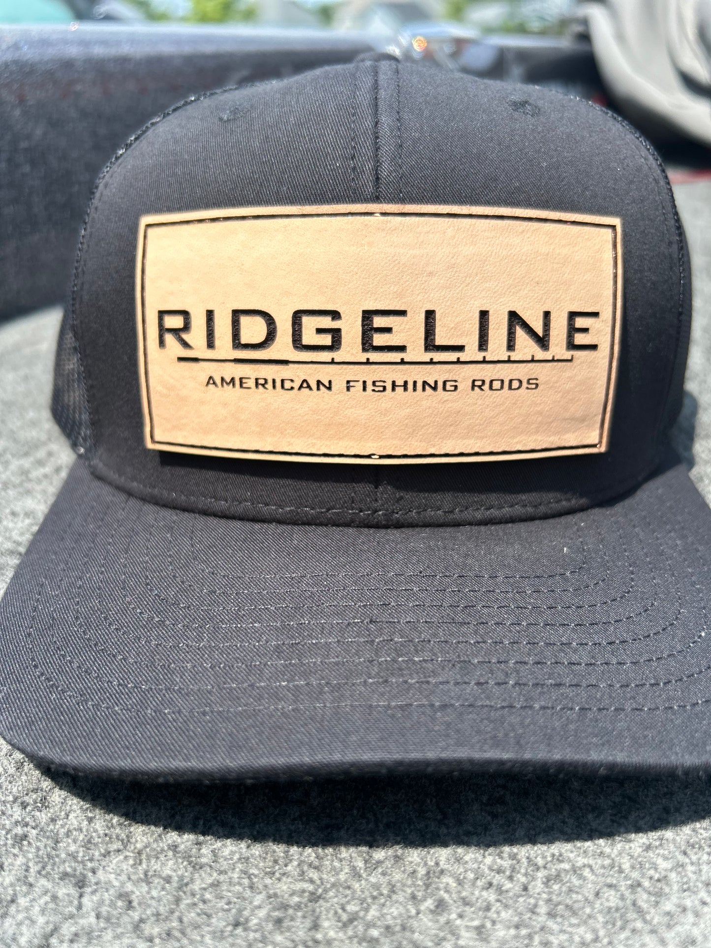 Ridgeline Leather Patch Hat